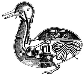 Le canard automate de Vaucanson